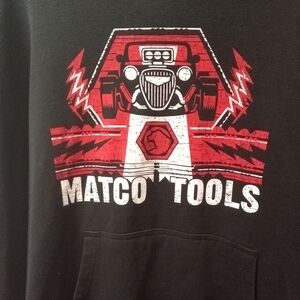 Matco Tools Mens XL Hoodie Sweater Unisex Black Red